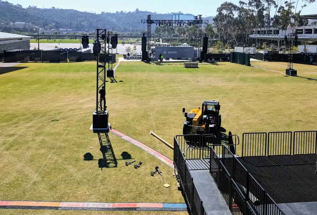 Festival Grounds & Audio Delay Towers