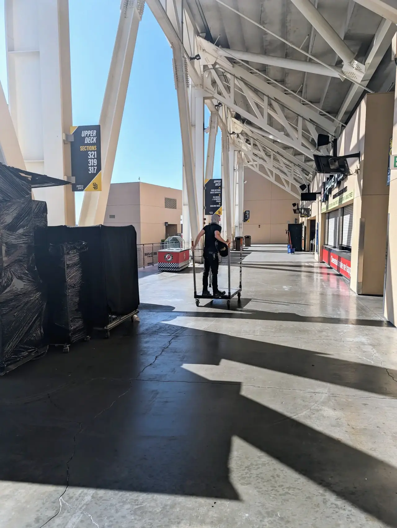 Petco Park Concourse Production Load-In